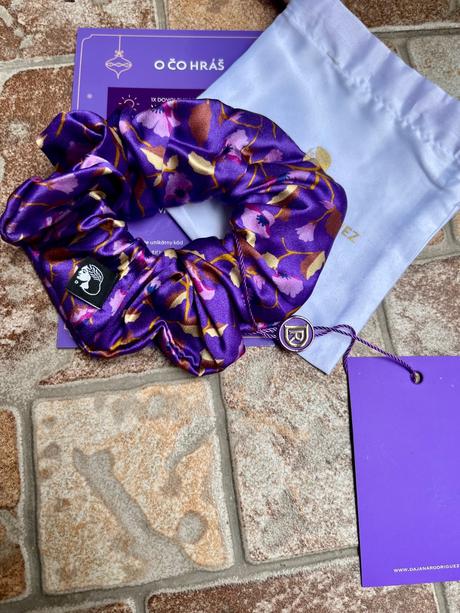 Nová hodvábna gumička dajana rodriguez s visačkou, dajana rodriguez