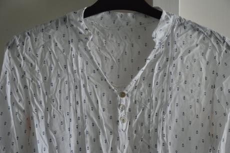 Blúzka s kotvičkami, s