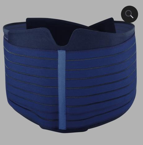 Pás na chrbitu thuasne,