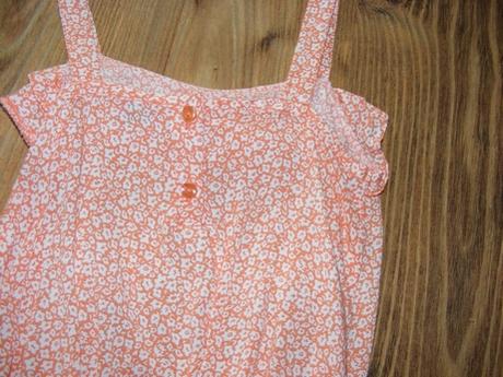 Tričko-tielko  oranžové, f&f,116