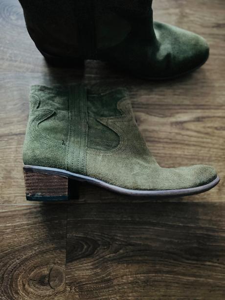 Kožené kozačky lucky brand, 40