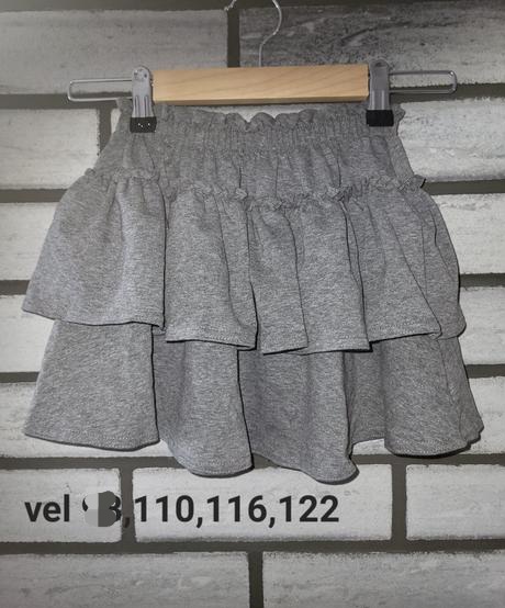 Suknicka s volanikmi, 110 / 116 / 122