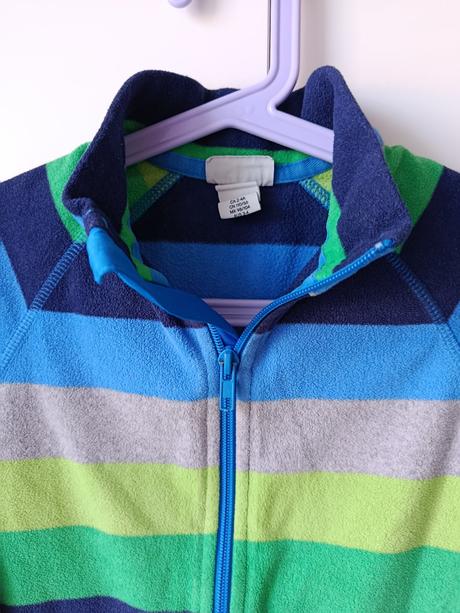 Fleece mikina, h&m,110