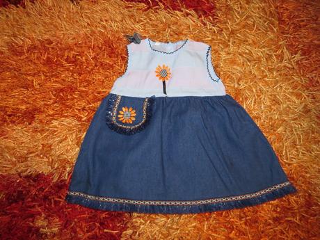 Rifľové šatočky s kapsičkou, 98