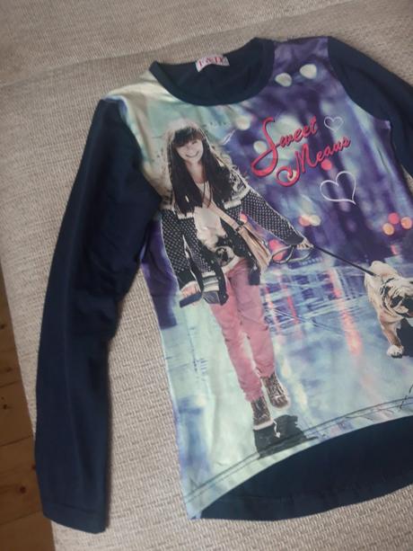 Dievčenské tričko ku legínam, 152