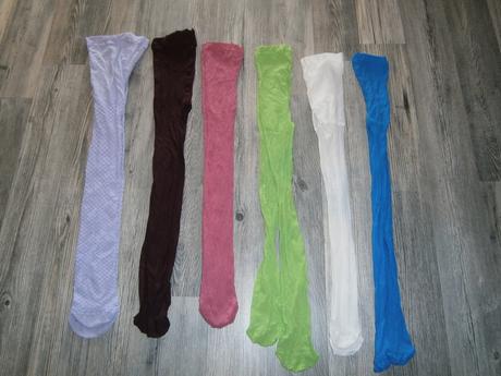 6x farebné silonky, 104