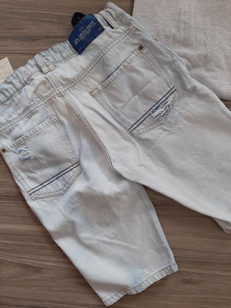 Džínsové kraťase, zara,140