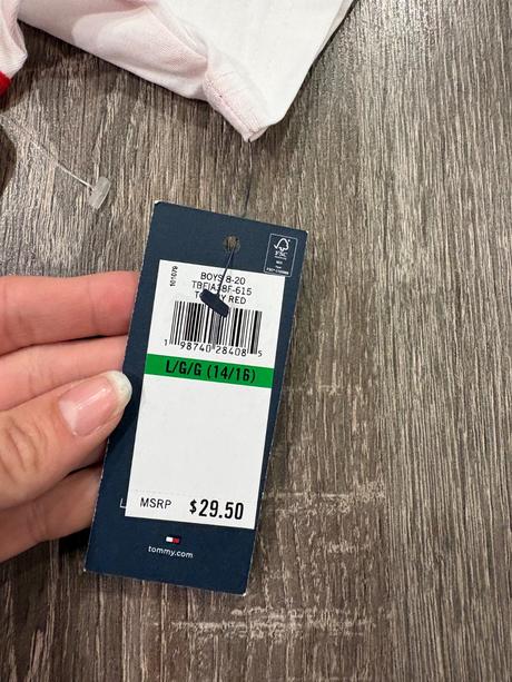 Tommy hilfiger nove chlapcenske tričko na 14-16 ro, tommy hilfiger,164