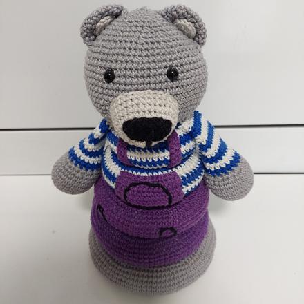 Hackovany macko navliekacka,