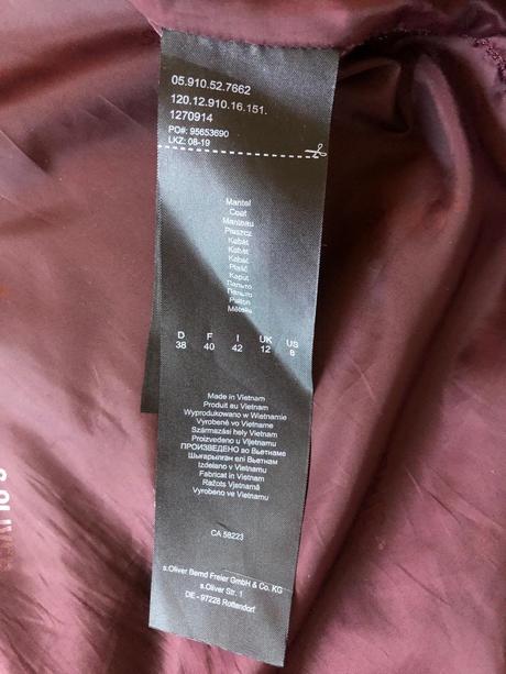 Zimná bunda, s.oliver,40