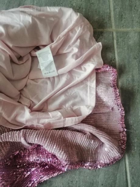 Luxus ružové šaty glamorous, v38-40, 40