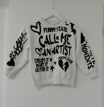 Mikina s nápismi, zara, zara,134