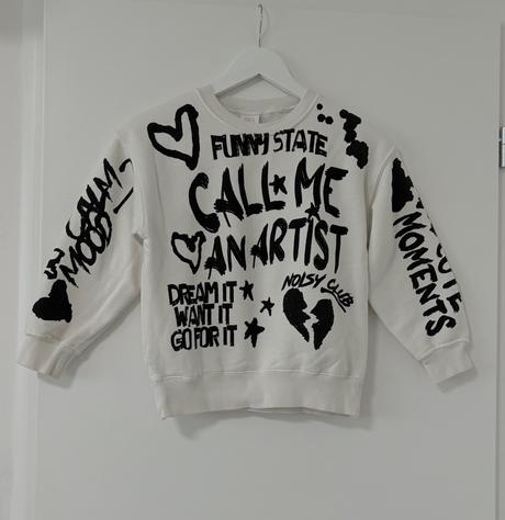 Mikina s nápismi, zara, zara,134