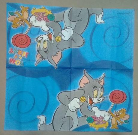 Servítka tom a jerry 4ks (s350), 