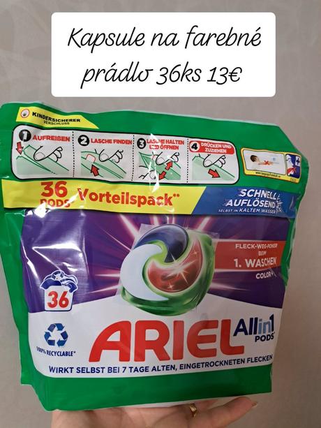 Ariel kapsule color 36ks, 