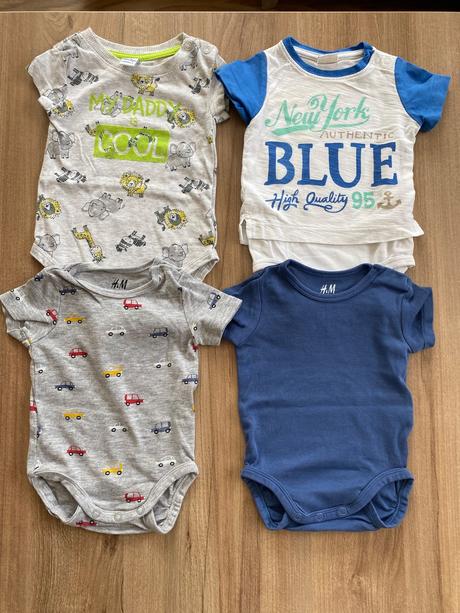 Body s krátkym rukávom, h&m,62