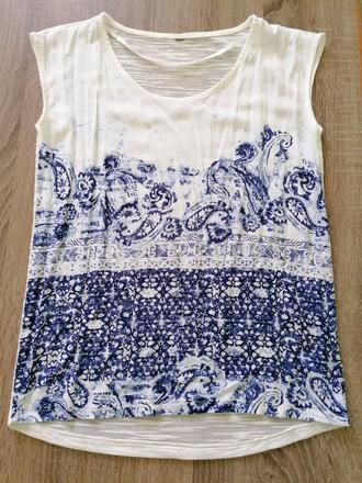 Bielo-modrá bluzocka, xs