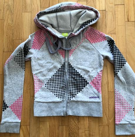 Adidas mikina do pása  2xs d 45 š 38 cm, adidas,xs