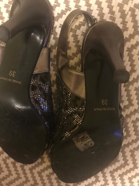 Slávnostné elegantne sandálky 39, 39