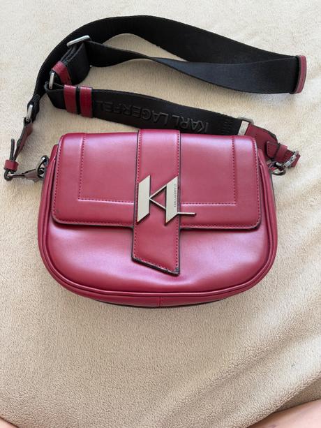 Bordova kabelka karl lagerfeld, karl lagerfeld