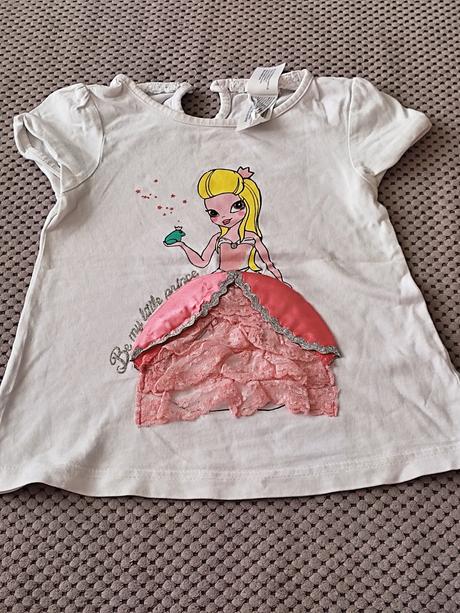 Tričko minnie 9-12m, f&f,80