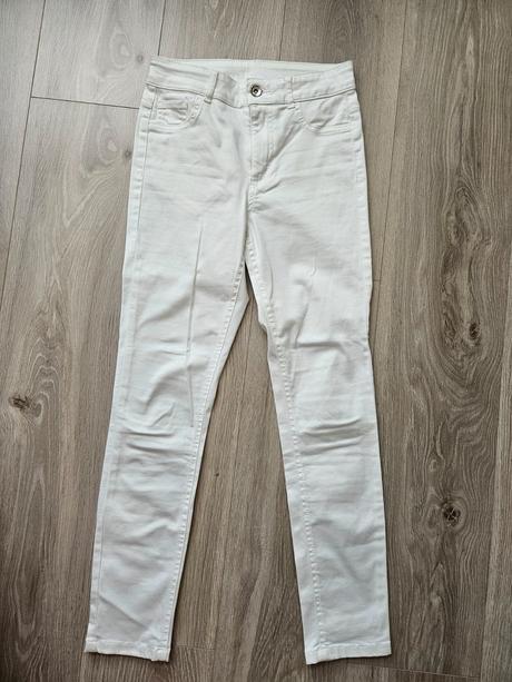 Biele riflove leginy calzedonia s, calzedonia,s
