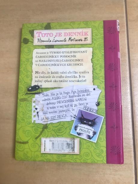 Kniha denník kocúra atramenta, 