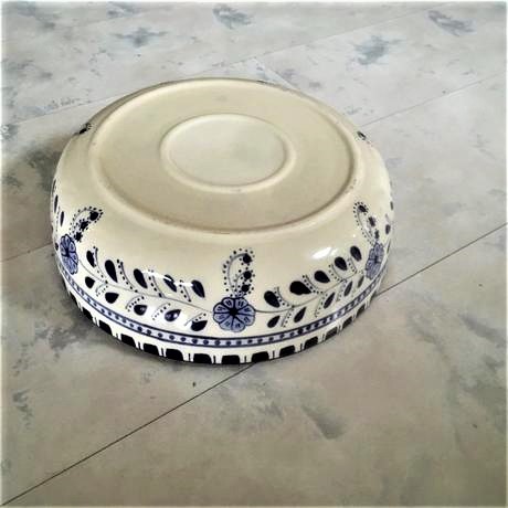 Veľká keramická misa azoura design,
