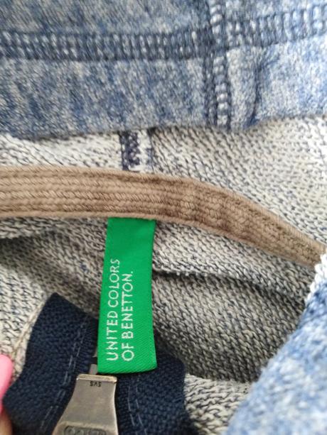 Melirovana mikina, benetton,92