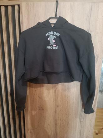 Crop mikina, h&m,134