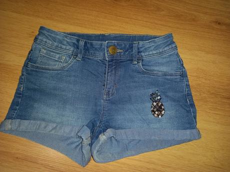Riflove šortky, c&a,164