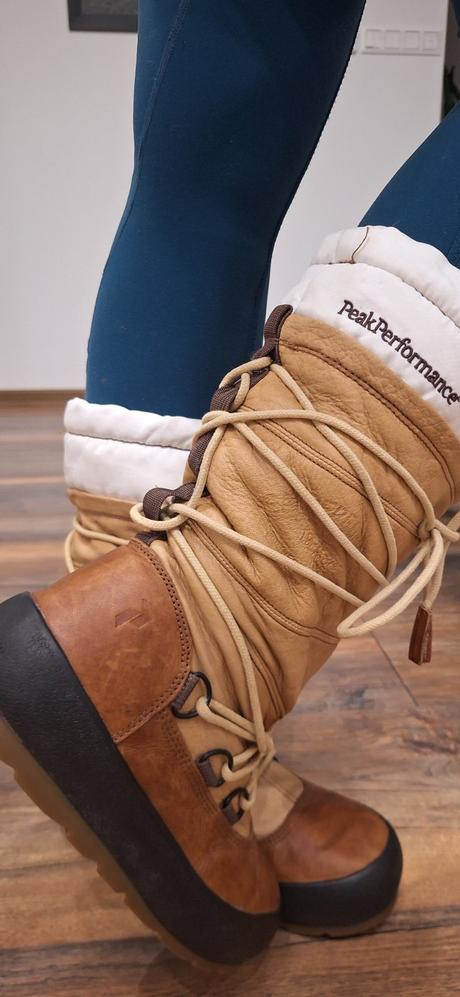 Snehule kožene zimne cižmy peak perfomance 40, 40