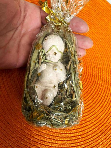 Keramický naturálny betlehém,