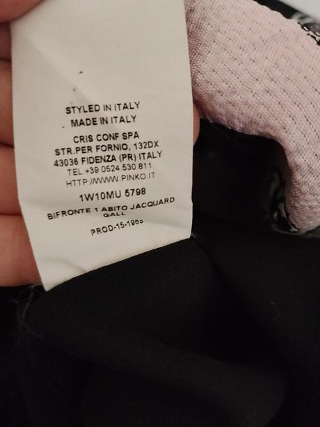 Pinko made in italy luxusné šaty s kvetinovým vzor, pinko,m