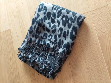 Šatka tigrovaná so strapcami, h&m