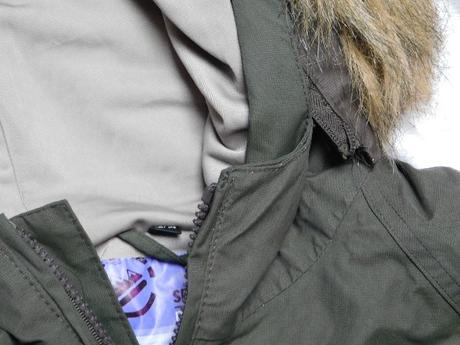 Damska kvalitna zimna bunda s kapucnou, george,38