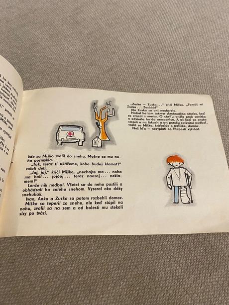 Mini rozprávková brož eva prášilová na sánkach 67,