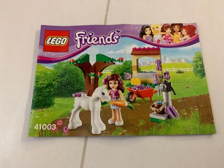 Lego friends sada s pekárňou, autom a žriebätkom,