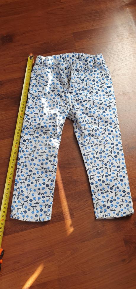 Elastické nohavice/rifle veľ. 92, h&m,92