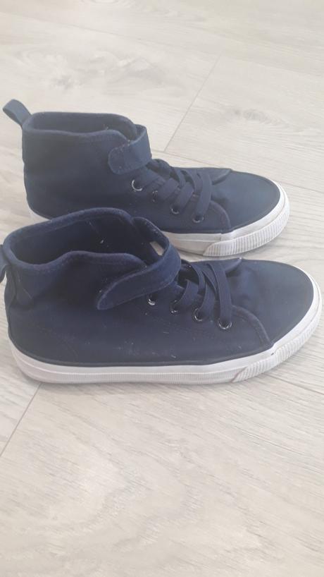 Modre vyssie tenisky 31, h&m,31