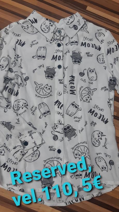 Reserved mačková košela, reserved,110