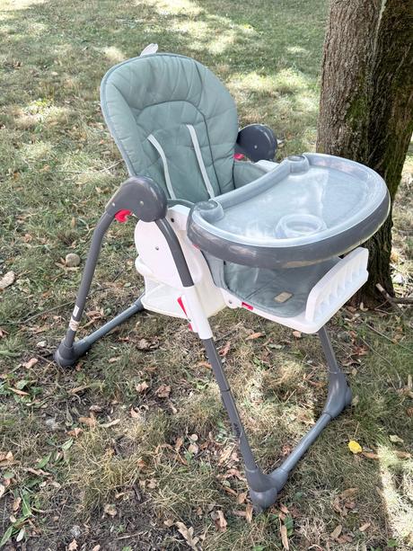 Jedálenská stolička lorelli oliver grey pu leather, lorelli