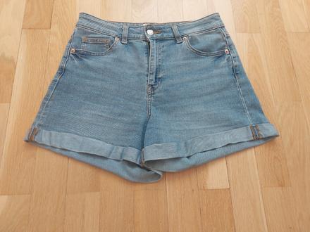 Rifľové šortky h&m veľkosť 40, h&m,40