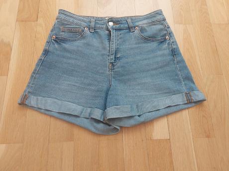 Rifľové šortky h&m veľkosť 40, h&m,40