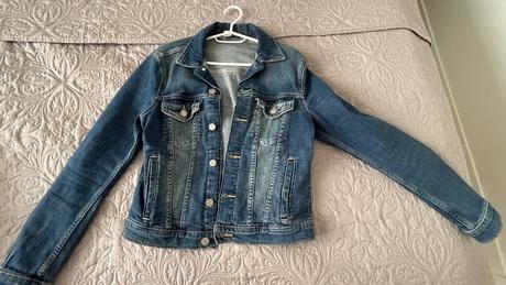 Riflová bunda, h&m,36