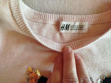 2x tenší pulóver, h&m,134