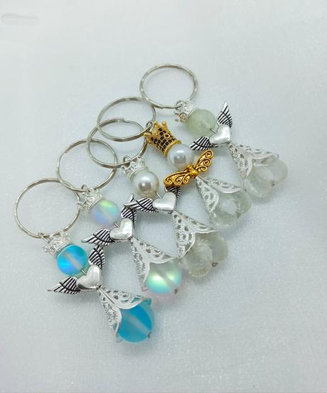 Handmade kľúčenky-anjelikovia na kľúčenku, 