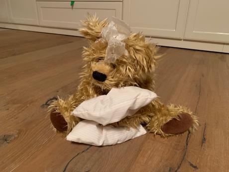 Macko s vankušikom plyš,