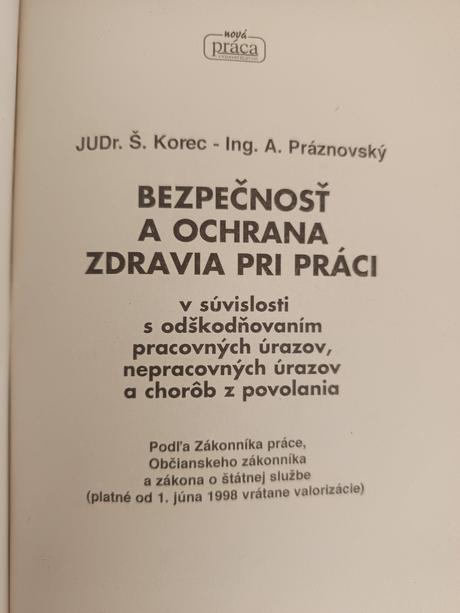 Kniha bozp, 