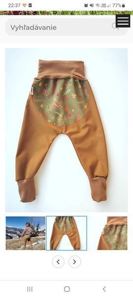 Vimba sofvelová bunda s barančekom a softvelové gate s fleecom